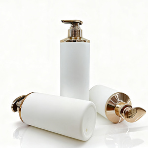 350ml 550ml <span class=keywords><strong>750ml</strong></span> cao cấp HDPE mạ điện mờ Rỗng Mỹ phẩm Lotion tinh dầu bơm chai dầu gội lưu trữ - Product Image 5