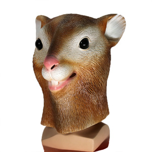 หน้ากากกระรอก ลาเท็กซ์ ชุดคอสเพลย์ ปาร์ตี้  ขนาดเดียว ใช้ได้กับทุกคน - Product Image 2