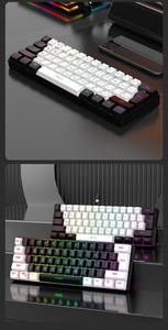 คีย์บอร์ดกลไกอินเดียขายส่ง คีย์บอร์ดเกมมิ่งแบบถอดเปลี่ยนสวิตช์ได้ K620 มินิคีย์บอร์ดกลไก - Product Image 6