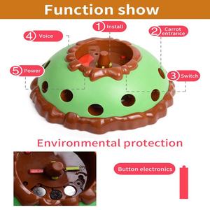 Divertido Juego de Mesa Happy Radish Pulling, Juego de Mesa Interactivo para Padres e Hijos con Conejo Saltarín y Rábanos, Juguete Educativo - Product Image 2