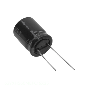 ตัวเก็บประจุผ่านรู560 uF ตัวเก็บ63YXH560MEFC16X25สารส้ม560 uF 20% 63V เรเดียล th ผู้จัดจำหน่ายที่ได้รับอนุญาต - Product Image 1