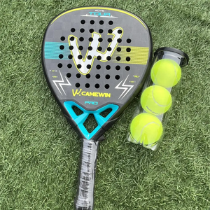 Camewin vente chaude prêt à expédier 18k Carbon Teardrop Carbon Paddle mémoire eva mousse padel Tennis <span class=keywords><strong>Raquette</strong></span> De Padel - Product Image 4