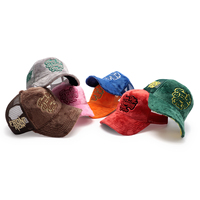 Produsen Bordir 5 Panel, Topi Trucker Beludru Bulu Custom Berkualitas Tinggi