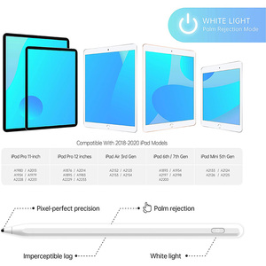 2-in-1 độ chính xác cao Hoạt động Kỹ Thuật Số bút stylus bút chì phổ cọ từ chối cho iPad cảm ứng điện dung màn hình thiết bị thực hiện - Product Image 4
