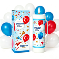 Réservoir de gaz Hélium pur 3,5 L avec kits de ballons de 1 mm d'épaisseur pour l'ouverture de salons de beauté et les événements promotionnels