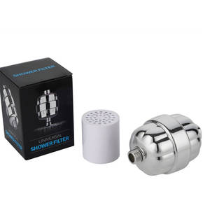 Cartouche de filtre de douche <span class=keywords><strong>MIZI</strong></span> 10/15/20 en charbon actif de coque de noix de coco pour usage domestique, 20 étapes, écologique, 800 GPD, noir, anti-chlore - Product Image 5