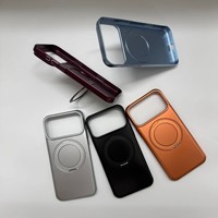 Coque de téléphone magnétique 360° mate avec anneau support pour iPhone 18 Air 15 14 13 12 11 16 Plus 17 Pro Max – Housse de protection avec support