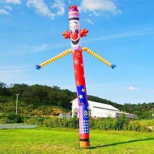 Disfraz de pingüino inflable de PVC para interiores por encargo, bailarina de <span class=keywords><strong>aire</strong></span> barata, publicidad, globos inflables y tipo de arco - Product Image 4