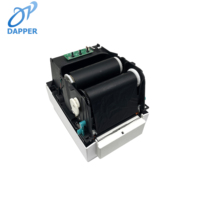 Printer Label Pengiriman Thermal Transfer 110mm dengan Pemotong Otomatis untuk Usaha Kecil, Mesin Pencetak Pita Nirkabel Bluetooth