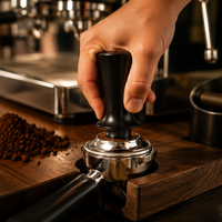 Distributeur de café réglable en acier inoxydable 304 avec échelle, force constante, presse équilibrée, outil de niveau barista pour espresso