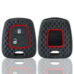 Funda Protectora de Silicona para Llave de Coche de 2 Botones para Peugeot 106 107 206 207 307 <span class=keywords><strong>Citroen</strong></span> C1 C2 C3 C4 <span class=keywords><strong>XSARA</strong></span> <span class=keywords><strong>PICASSO</strong></span> para Toyota AYGO - Product Image 1