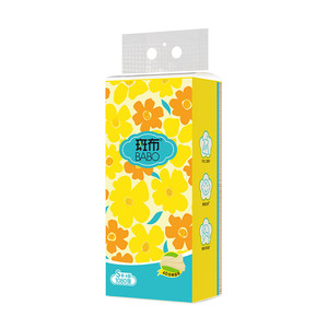 Papel Higiénico Desechable de 4 Capas, 100% Pulpa de Bambú Virgen, Ecológico, Resistente, Suave, Antibacterial y Desechable por el Inodoro - Product Image 1