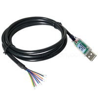 FTDI USB-RS422-WE-1800-BT USB vers RS422 Interface série UART Convertisseur 9C FT232R Câbles USB transparents à extrémité de fil