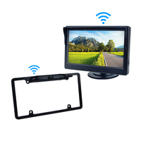 5 pouces Moniteur Système de Stationnement 2.4G sans fil caméra de recul caméra de recul sans fil pour voiture