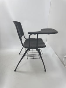 เก้าอี้เรียนพลาสติกพร้อมโต๊ะเขียนหนังสือและชั้นวางหนังสือแบบลวด  เก้าอี้นักเรียน PP <span class=keywords><strong>ท</strong></span>นทานสำหรับเฟอร์นิเจอร์ห้องเรียนสมัยใหม่ในโรงเรียน - Product Image 2