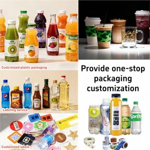 Chai nhựa <span class=keywords><strong>PET</strong></span> hình tròn in logo tùy chỉnh dùng cho nước ép, sữa, trà sữa. 400ml 500ml 600ml Có nắp vặn - Product Image 5