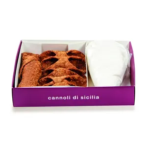 High Quality Premium Condensed Sweetened Full Cream Local Italian Sicilian Cannoli Feta Cheese Chocolate Dessert