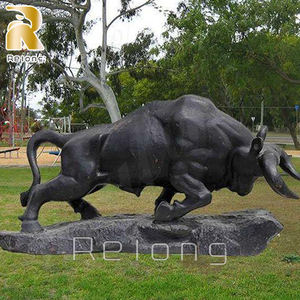 Escultura <span class=keywords><strong>de</strong></span> Bronce <span class=keywords><strong>de</strong></span> Toreo <span class=keywords><strong>de</strong></span> Animales <span class=keywords><strong>de</strong></span> Tamaño Real, Diseño Moderno para Exteriores, en Venta - Product Image 4