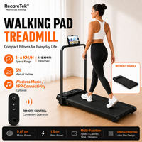 Caminadora Eléctrica con Inclinación, Equipo de Ejercicio para Gimnasio en Casa, Entrenador de Carrera, Máquina de Ejercicio Aeróbico