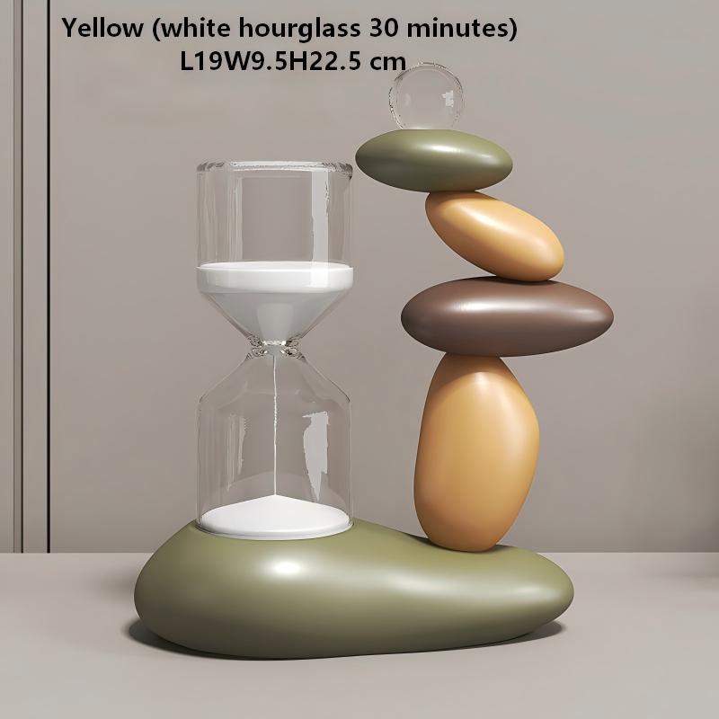 Pierre de transport jaune FKD6480T + sablier blanc