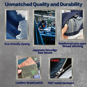 MC BUILD Produttore di <span class=keywords><strong>Jeans</strong></span> Personalizzati Design con Grandi Tasche Camouflage <span class=keywords><strong>Jeans</strong></span> Cargo Baggy in Denim Grezzo di Alta Qualità - Product Image 6