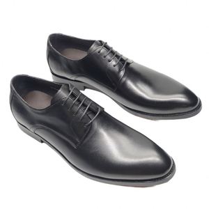 Zapatos Derby de Cuero Hechos a Mano de Alta Gama para Hombre, con Punta en Pico, para Boda, Estilo Británico, Casual de Negocios, Formal - Product Image 2