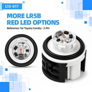 L15-017 LR5B สีแดง LED ไฟท้ายหลอดไฟ 8158A-0D610 สำหรับโตโยต้า โคโรลล่า 2 พิน 12V ไฮแลนเดอร์ เซียนน่า 1.8W 205LM - Product Image 1