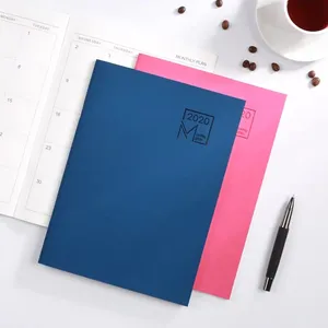 Hot Selling New Arrival PU Leather Cover Customized Personal Notebook Agenda 2024 Monthly Planner Custom Printing