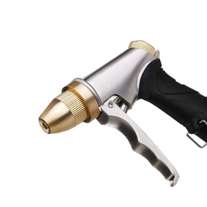 Pistolet de lavage de voiture haute pression, buse en cuivre pur, poignée en métal, fonctionnement manuel, pour le jardinage domestique et le nettoyage des véhicules - Product Image 1