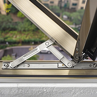 Charnières à friction double action pour portes de restaurant modernes, ressorts robustes, construction en acier inoxydable durable, fermeture douce