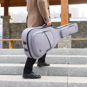 Musical Instrument Bag High Quality Soft Case ODM OEM Padding Waterproof Oxford Cloth 41 Inch Guitar Case