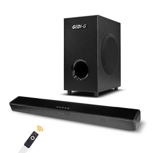 Barra de Sonido para <span class=keywords><strong>TV</strong></span> GD-698 de 80W 2.1, Altavoz con Woofer de 6.5 Pulgadas, Altavoz Bluetooth con Control Remoto, Gran Venta - Product Image 1
