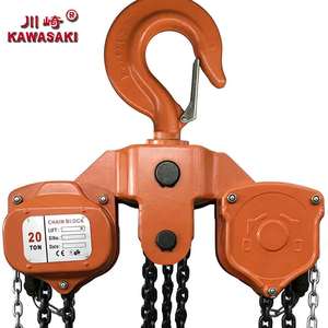 Alat Pengangkat Rantai Manual 1Ton 2Ton 3Ton 5Ton 10Ton 20Ton Portabel Anti Ledakan dengan Pengait Pengangkat Truss dan Troli Derek - Product Image 2