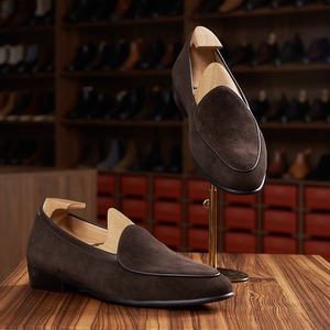 2025 nuevos mocasines para hombre: moda británica, informal versátil, punta redonda, tacón plano, sin cordones - Product Image 3