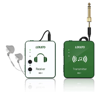 Nouveau système de monitoring intra-auriculaire sans fil LEKATO 2,4 GHz avec émetteur-récepteur automatique pour studio et scène (MS-1G)