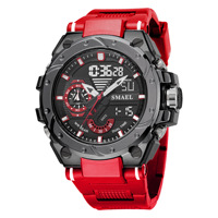 Reloj Digital Electrónico Smael 8060 para Hombre, Reloj Deportivo de Cuarzo Resistente al Agua para Exteriores, para Hombre, Niño, Estudiante