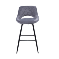 Tabouret de Bar nordique moderne de luxe en velours nouveau Design chaise de comptoir pour la maison Bar salle à manger salon atelier tissu réglable