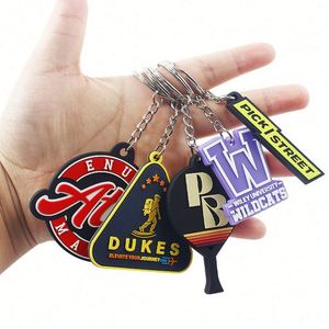Factory Wholesale Custom 3D Silicon Keychain Personalized Cute for Girls Soft Pvc Keychains - Product Image 4