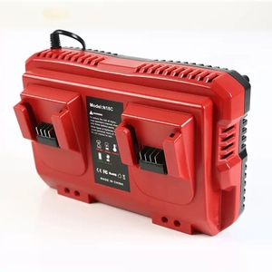 N18C Dual Port Battery Charger 100-240V for 18V Electric Tool Made in China Over-Charging Protection ABS Material - Product Image 2