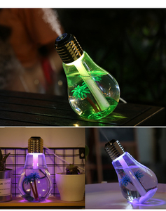 Portatile 400ml USB da tavolo umidificatore ad ultrasuoni diffusore di aromi abbagliante lampadina colorata macchina per la casa per aromaterapia nebbia - Product Image 3