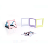 Nouvelle combinaison de couleurs à faire soi-même, Instax Square Flim cadre photo magnétique support photo porte-cartes