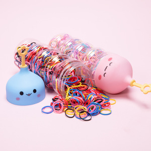 Mới Bé Bé Đóng Chai Dây Tóc Cô Gái Màu Cao Đàn Hồi Tóc Vòng Trẻ Em Băng Cao Su Nhỏ Dùng Một Lần - Product Image 2