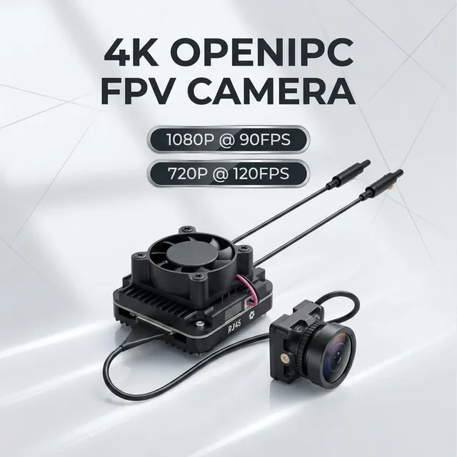 XM FPV-IMX415 Ssc338Q RunCam WiFiLink2 Digital HD 1080P FPV Micro Camera RC Drone with OpenIPC 3W Power