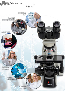 Microscope de laboratoire biologique avancé <span class=keywords><strong>Phenix</strong></span> PH100-2A41L-EP, nouveau microscope trinoculaire à éclairage LED - Product Image 4