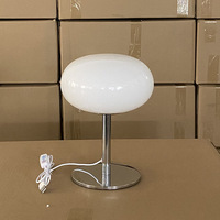 Bauhaus lampe de table lampe à bonbons salon côté chambre beignet verre coréen lampe de table de couchage pour le salon