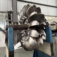 Série de turbines pour centrales hydroélectriques de 100 kW à 5 MW, roue d'inertie à énergie libre