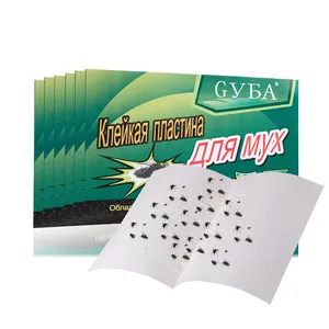 Popular design fly stickers with strong adhesion fly paper catchers, produced by manufacturers of fly killing tools