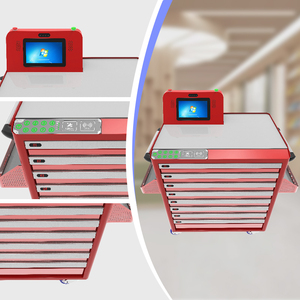 Carrito de Herramientas Móvil con Pantalla Táctil Inteligente y RFID para Préstamo y Devolución de Artículos de Biblioteca - Product Image 3