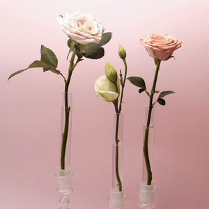 Soporte <span class=keywords><strong>de</strong></span> Cristal para Flores Ikebana, Florero <span class=keywords><strong>de</strong></span> 3 Niveles con Bisagras, Herramienta para Arreglos Florales - Product Image 6