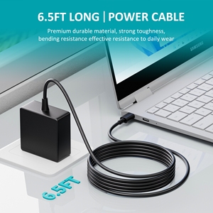Cargador Portátil GAN para Laptop, 65W 20V 3.25A, Tipo C USB C, Adaptador de Carga para LENOVO, ASUS, HP, DELL, Chromebook - Product Image 6